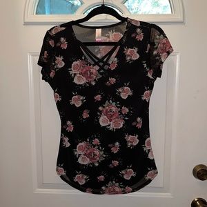 floral shirt